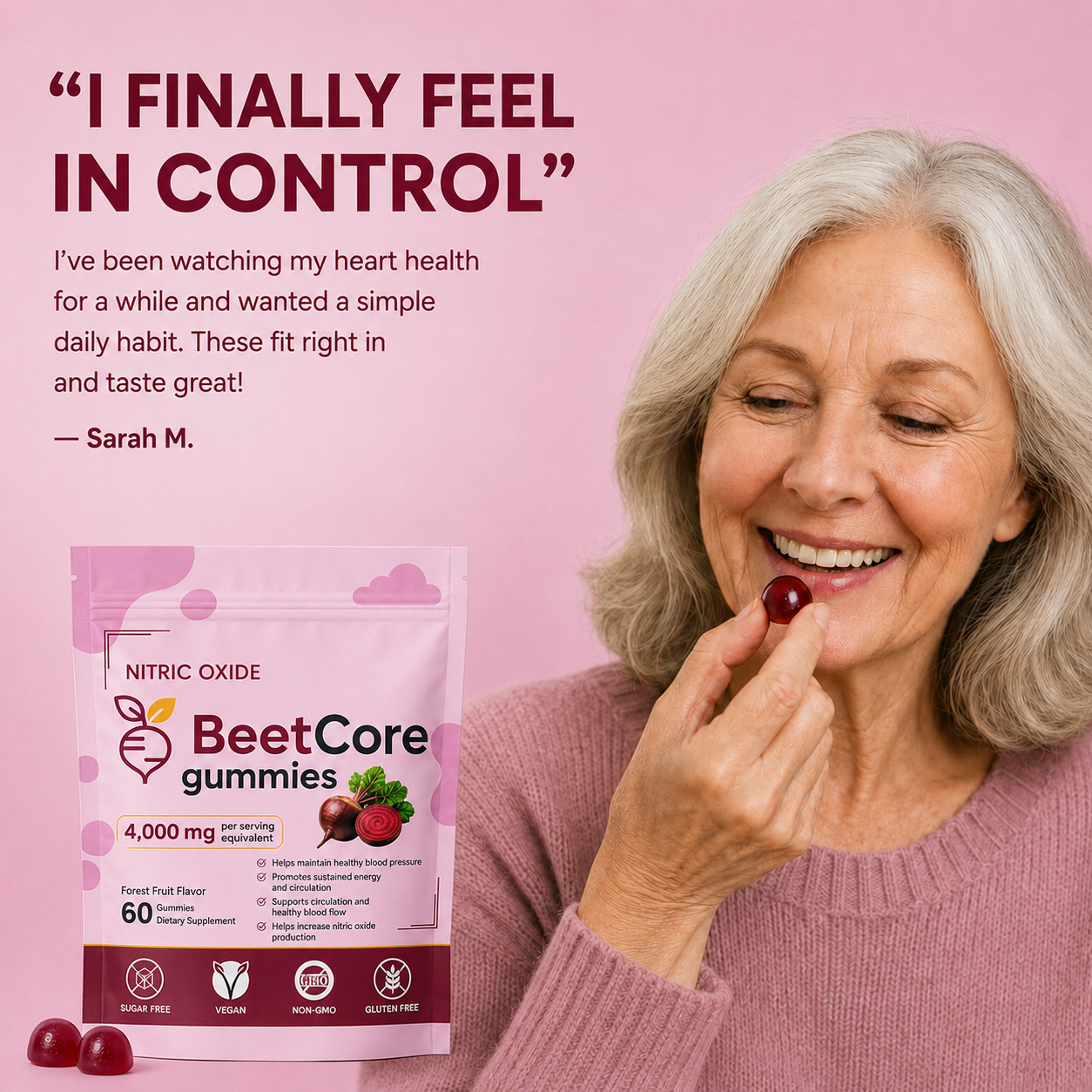 BeetCore© Organic Beetroot Gummies