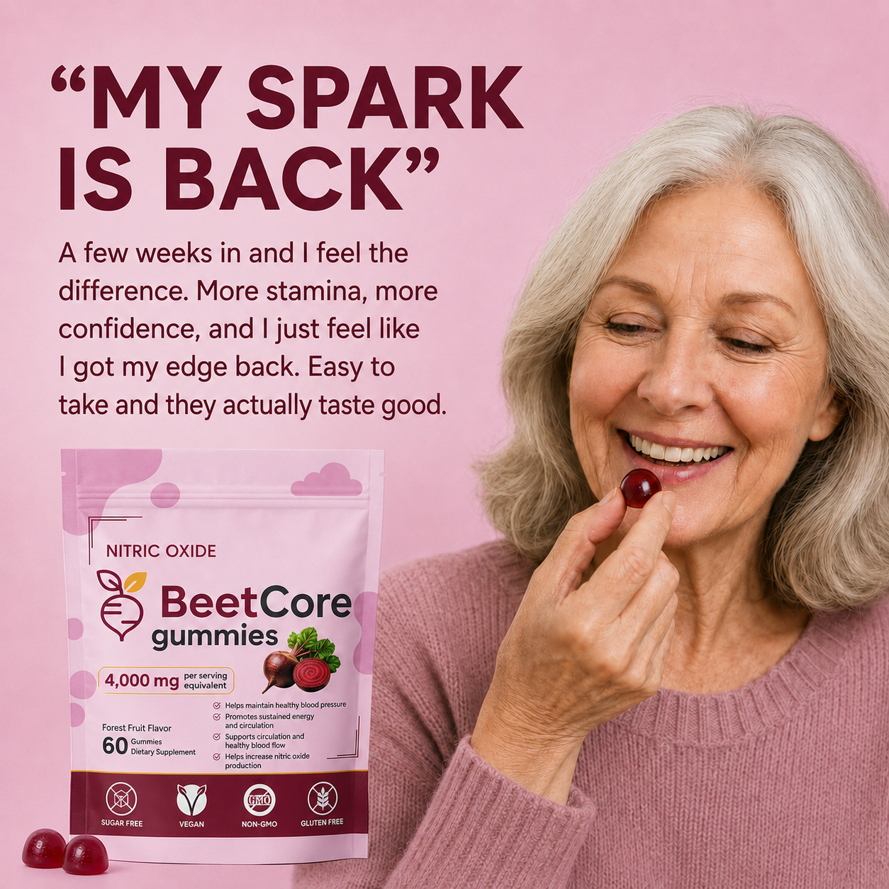 BeetCore© Organic Beetroot Gummies