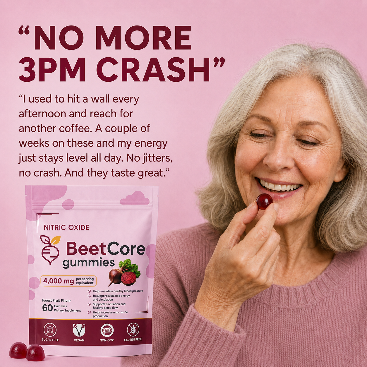 BeetCore© Organic Beetroot Gummies