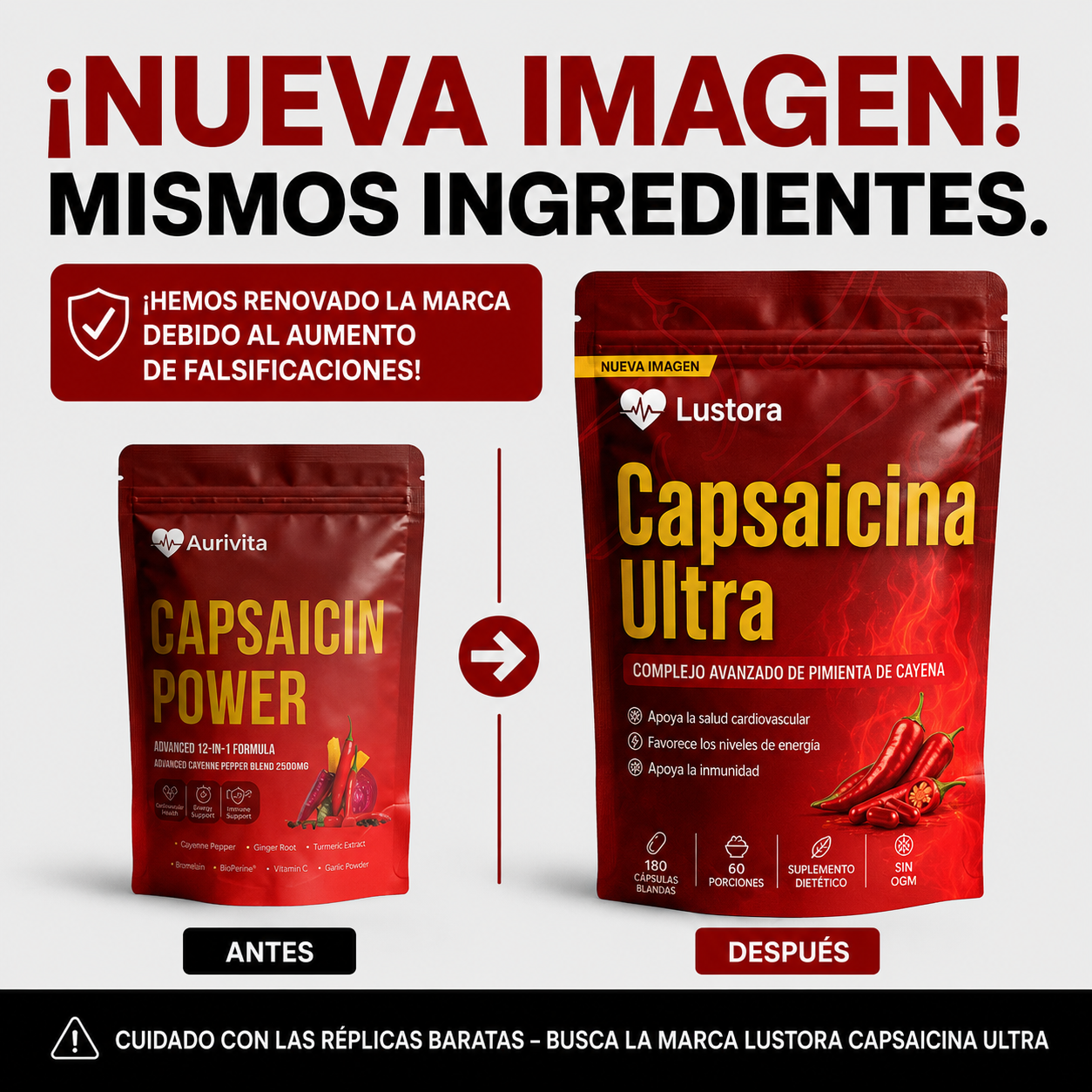 Capsaicina Ultra Lustora