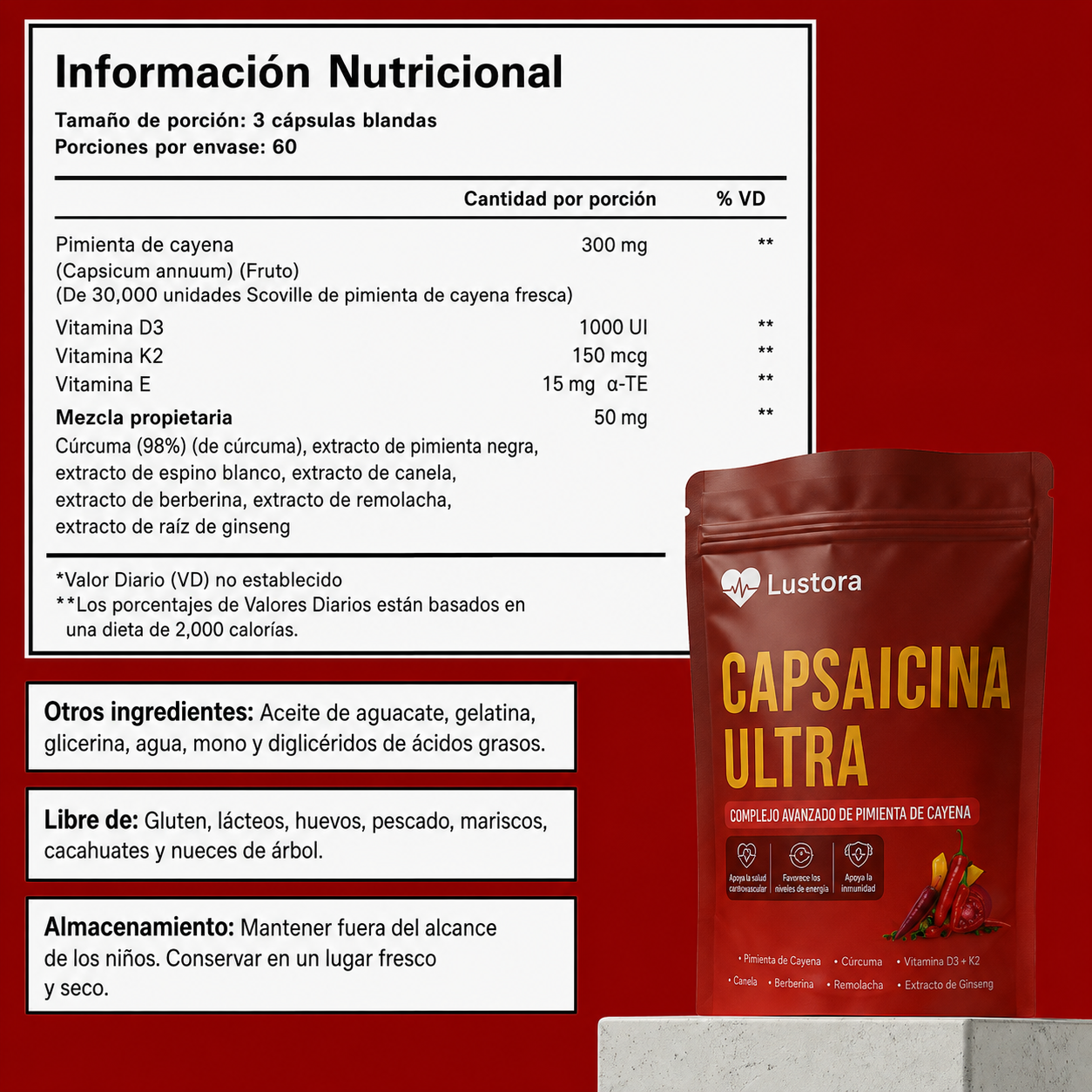 Capsaicina Ultra Lustora