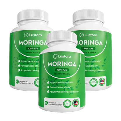 Capsulas de Moringa Lustora - Apoyo natural para el cortisol