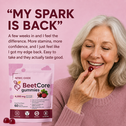 BeetCore© Organic Beetroot Gummies